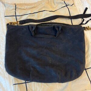 Clare V. Navy Messenger Bag